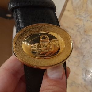 Christian dior leather belt